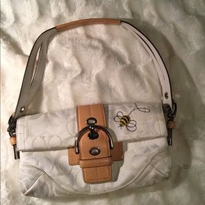 Authentic Coach Bag cute bumble bee pattern